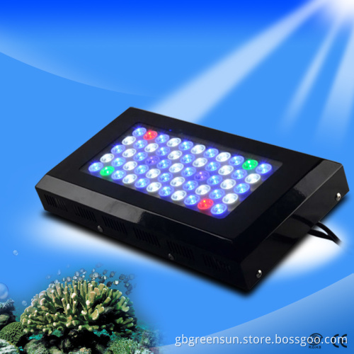 120W LED Aquarium Light for Your Reef and Coral 90 Degree Lens Add Violet Red Green